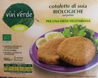 Mängden socker i cotolette di soia biologiche