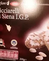 Mängden socker i Ricciarelli di Siena IGP