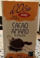 Mängden socker i Cacao Amaro in polvere