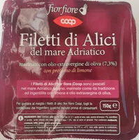 Mängden socker i Filetti di alici del mare Adriatico