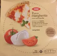 Mängden socker i 2 Pizze Margherita Surgelate