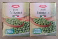 Mängden socker i Piselli finissimi