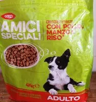 Mängden socker i Amici speciali crocchette miste pollo manzo e riso