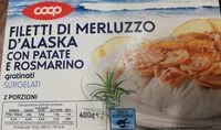 Mängden socker i Filetti di merluzzo