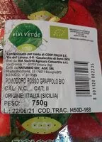 Mängden socker i Pomodoro rosso grappolo bio