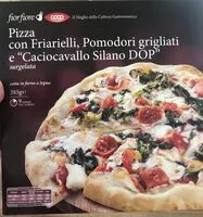 Mängden socker i Pizza con friarielli, pomodori grigliati e caciocavallo