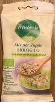 Mängden socker i Mix per zuppe biologico