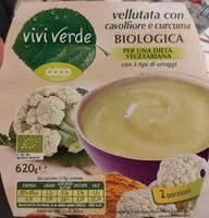 Mängden socker i Vellutata con cavolfiore e curcuma