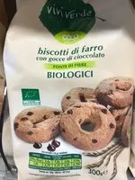 Mängden socker i Biscotti di farro con gocce di cioccolato