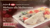Mängden socker i Merluzzo alla mediterranea surgelato