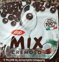 Mängden socker i Yogurt al gusto cocco e palline al cioccolato fondente