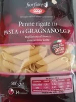 Mängden socker i Penne rigate 133 pasta di Gragnano