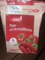 Mängden socker i COOP Sugo All'arrabbiata 390 G