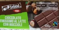 Mängden socker i Cioccolato finissimo al latte con nocciole