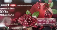 Mängden socker i Spremuta di frutta 100% melagrana