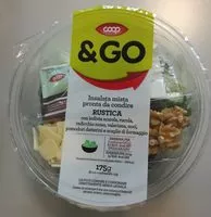 Mängden socker i Insalata mista pronta da condire rustica