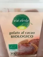 Mängden socker i gelato al cacao biologico