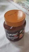 Mängden socker i Crema spalmabile