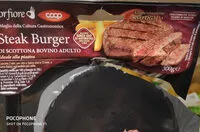 Mängden socker i Steak burger di scottona bovino adulto