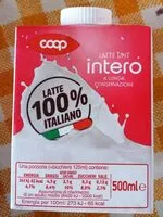 Mängden socker i Latte intero UHT