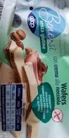 Mängden socker i Wafers con crema di nocciole