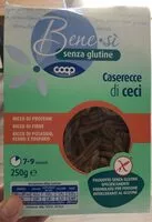 Mängden socker i Caserecce di ceci