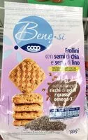 Mängden socker i Frollini con semi di chia e semi di lino