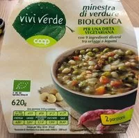Mängden socker i Minestra di verdure biologica