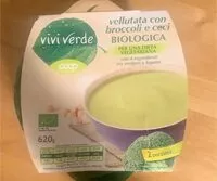 Mängden socker i Vellutata con broccoli e ceci biologica