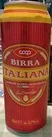 Mängden socker i Birra italiana