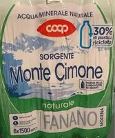 Mängden socker i Acqua minerale naturale sorgente Monte Cimone