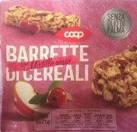 Mängden socker i Barrette di cereali con mirtillo roso