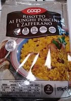 Mängden socker i Risotto ai funghi porcini e zafferano