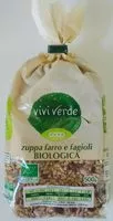 Mängden socker i zuppa farro e fagioli Biologica