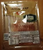 Mängden socker i Speck Alto Adige IGP