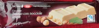 Mängden socker i Cioccolato bianco con nocciole intere