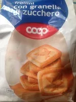 Mängden socker i Frollini con granella di zucchero