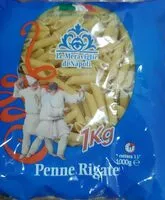 Mängden socker i Penne rigate