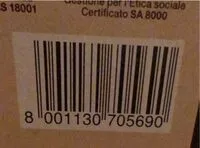 Mängden socker i Prodotto a pinerolo