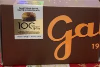 Mängden socker i panettone caffe e cioccolato