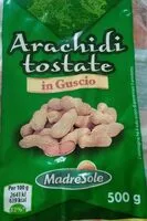Mängden socker i Arachidi tostate in guscio 500g MadreSole