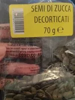 Mängden socker i Semi di zucca decorticati