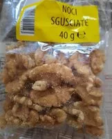 Mängden socker i Noci sgusciate