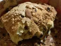 Mängden socker i Panettone alla pesca e cioccolato con glassa