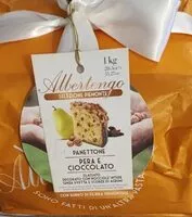 Mängden socker i Panettone pera e cioccolato con glassa