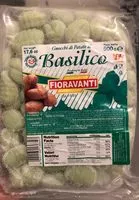 Mängden socker i Gnocchi di patate al basilico