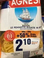 Mängden socker i Penne