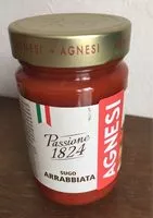 Mängden socker i Sauce Arrabbiata - Passione 1824