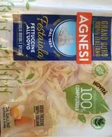 Mängden socker i Fettuccine all'uovo (AGNESI)