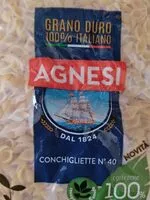 Mängden socker i conchigliette n°40